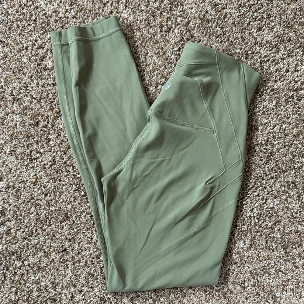 Lululemon Nulu Fold High-Rise Yoga Tight 25” in Rosemary Green - Picture 7 of 10